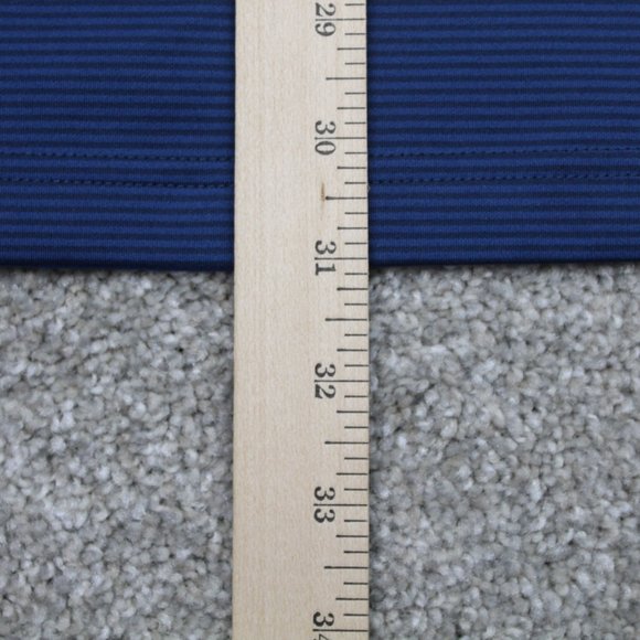 Greg Norman Polo Shirt NWT Mens Large Blue ML75 PlayDry Short Sleeve Pullover - Picture 13 of 13